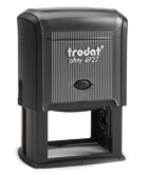 Trodat/Ideal Custom Self Inking rubber Stamps. Customized with your text, font style and ink color. Fast Shipping