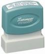 Xstamper N10 Custom Pre-Inked Stamp 1/2" x 1-5/8"This size stamp is good for bank endorsement stamp,
larger address rubber stamps, message rubber stamps. Hand stamp, self-inking rubber stamp