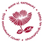 CS-50002 - Custom Flower<BR>Address Stamp