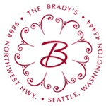 CS-50058 - Custom Monogram<BR>Address Stamp