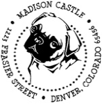 CS-50068 - Custom Pug Dog<BR>Address Stamp