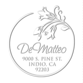 CE-50028 - Custom Floral<BR>Address Embosser