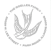 CE-50054 - Custom Bird<BR>Address Embosser