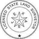 Texas Land Surveyor<BR>Trodat Self-Inking Stamp