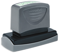 <H1><span style="color:#0B3861">Texas Notary Stamp</H1><span style="color:#2E2E2E">VX Series<BR>7/8" x 2-3/4" 