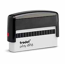 Custom Self Inking Stamp. Trodat Brand Self-inking rubber stamp. Choose Font Style and Ink Color. Fast Shipping