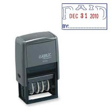 Plastic Self-Inking "PAID"